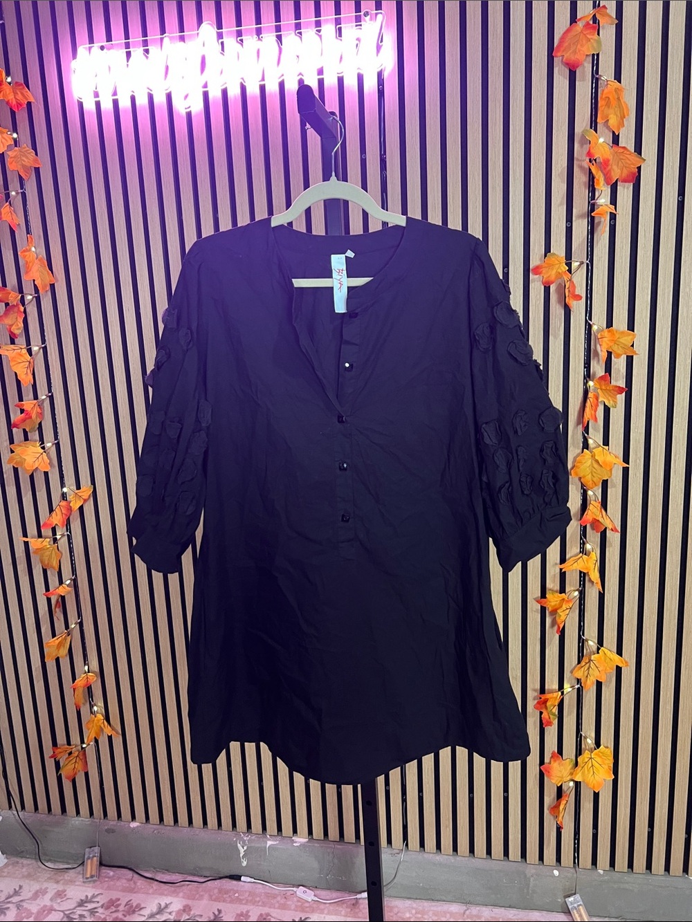 BIYA BY JOHNNY WAS BLACK DRESS